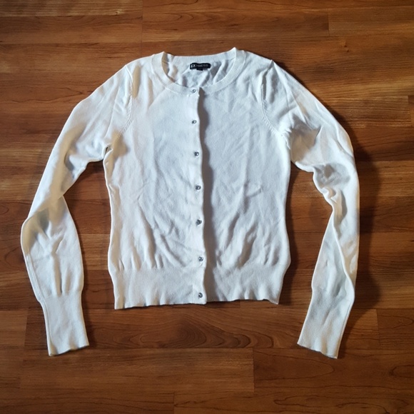 cardigan with rhinestone buttons